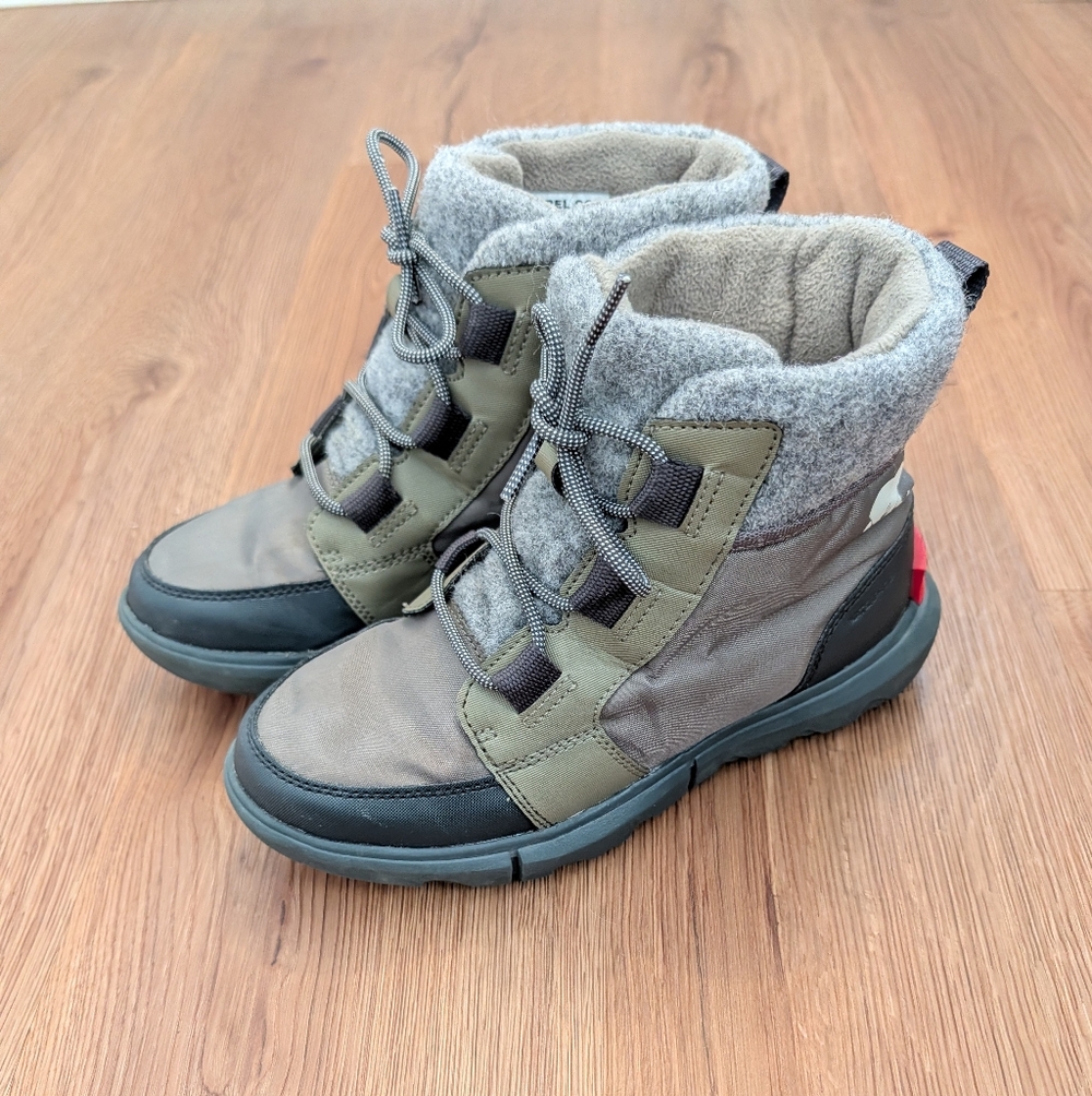 Sorel‎ Women’s Explorer II Carnival Felt Waterproof Winter Booties Size 7